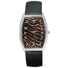 Leopard Texture  Tonneau Leather Watch by OCDesignss