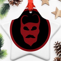 Devil Symbol Logo Star Ornament by dflcprints