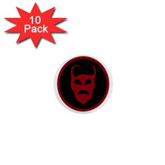 Devil Symbol Logo 1  Mini Button (10 Pack) by dflcprints