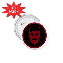 Devil Symbol Logo 1 75  Button (10 Pack) by dflcprints