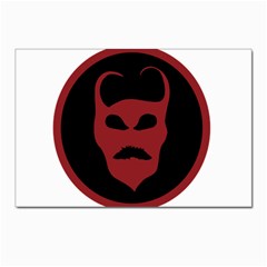 Devil Symbol Logo Postcards 5  X 7  (10 Pack) by dflcprints