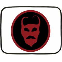 Devil Symbol Logo Mini Fleece Blanket (two Sided) by dflcprints