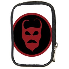 Devil Symbol Logo Compact Camera Leather Case by dflcprints