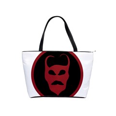 Devil Symbol Logo Large Shoulder Bag by dflcprints