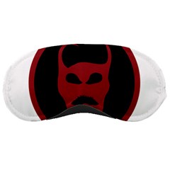 Devil Symbol Logo Sleeping Mask by dflcprints