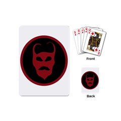 Devil Symbol Logo Playing Cards (mini) by dflcprints