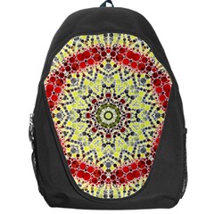 Red Yellow Kielidescope  Backpack Bag