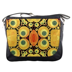 Bright Abstract Art N Messenger Bag by OCDesignss