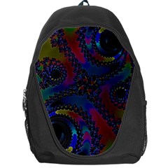 Rainbow Fractal  Backpack Bag by OCDesignss