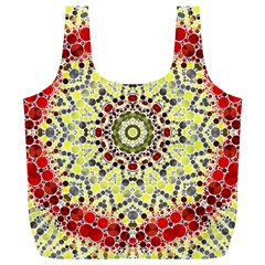 Red Yellow Kielidescope  Reusable Bag (xl) by OCDesignss