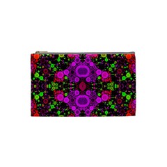 Abstract Florescent Unique  Cosmetic Bag (small)