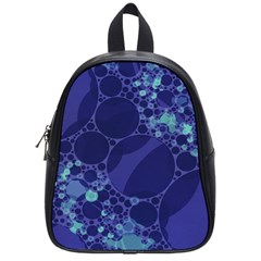 Purple Turquoise Abstract School Bag (small) by OCDesignss