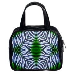 Crazy Zebra  Classic Handbag (two Sides) by OCDesignss