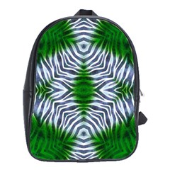 Crazy Zebra  School Bag (large)