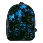 Pretty In Blue  School Bag (XL) Front