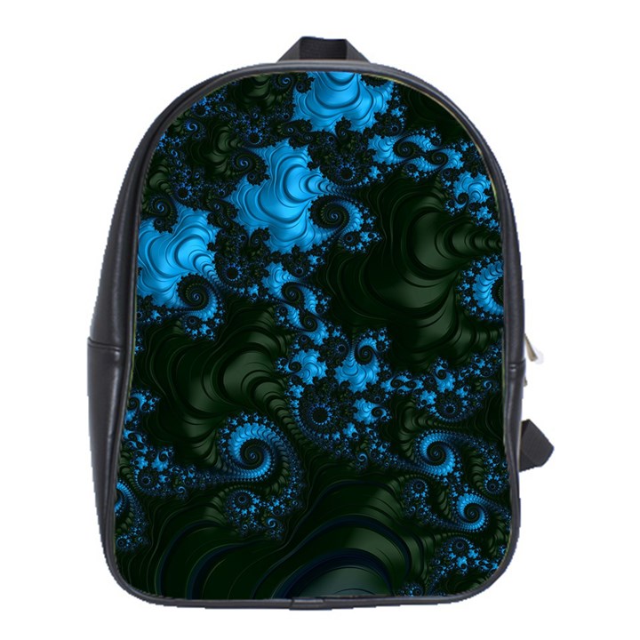 Pretty In Blue  School Bag (XL)