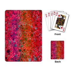 Florescent Abstract  Playing Cards Single Design by OCDesignss