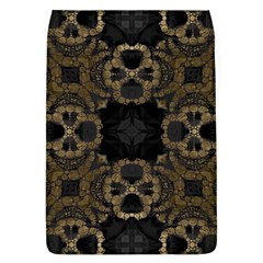 Golden Skulls Removable Flap Cover (large) by OCDesignss