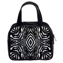 Zebra Twists  Classic Handbag (two Sides) by OCDesignss