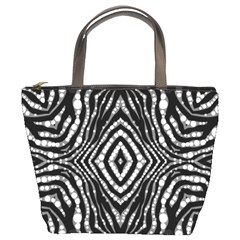 Zebra Twists  Bucket Handbag by OCDesignss