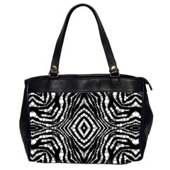 Zebra Twists  Oversize Office Handbag (two Sides) by OCDesignss