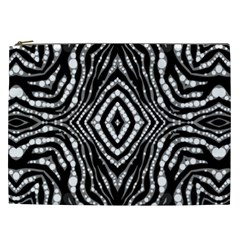 Zebra Twists  Cosmetic Bag (xxl) by OCDesignss