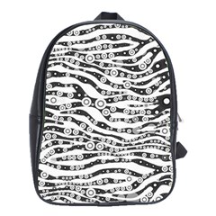 Albino Zebra School Bag (xl)