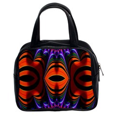 Funky Zebra  Classic Handbag (two Sides) by OCDesignss