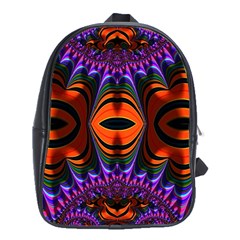 Funky Zebra  School Bag (xl) by OCDesignss