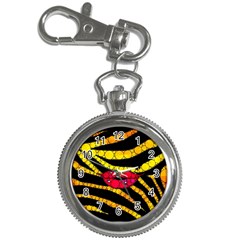 Mouthy Zebra  Key Chain Watch