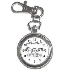 Just Breathe  Key Chain Watch by OCDesignss