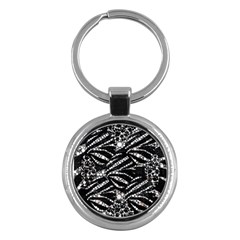 Zebra Bling  Key Chain (round) by OCDesignss