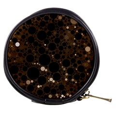 Brown Cream Abstract  Mini Makeup Case