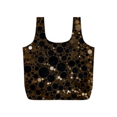 Brown Cream Abstract  Reusable Bag (s) by OCDesignss