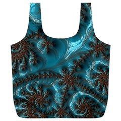 Glossy Turquoise  Reusable Bag (xl) by OCDesignss