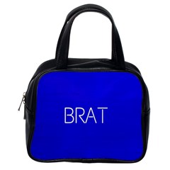 Brat Blue Classic Handbag (one Side) by OCDesignss