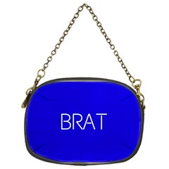 Brat Blue Chain Purse (one Side) by OCDesignss