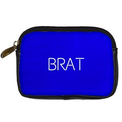 Brat Blue Digital Camera Leather Case by OCDesignss