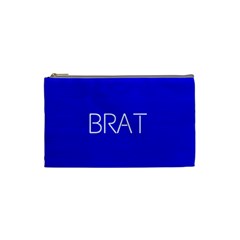 Brat Blue Cosmetic Bag (small) by OCDesignss