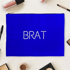 Brat Blue Cosmetic Bag (xl) by OCDesignss