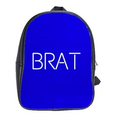 Brat Blue School Bag (large) by OCDesignss