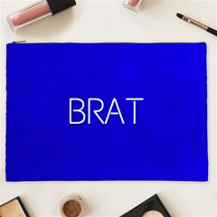 Brat Blue Cosmetic Bag (xxl) by OCDesignss