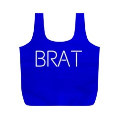 Brat Blue Reusable Bag (m) by OCDesignss