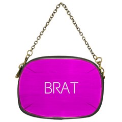 Brat Pink Chain Purse (One Side)