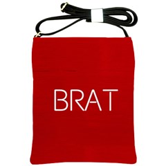 Brat Red Shoulder Sling Bag by OCDesignss