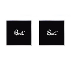 Brat Blk Cufflinks (square) by OCDesignss