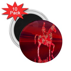 Riding At Dusk 2 25  Button Magnet (10 Pack) by icarusismartdesigns