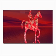 Riding At Dusk Postcard 4 x 6  (10 Pack) by icarusismartdesigns