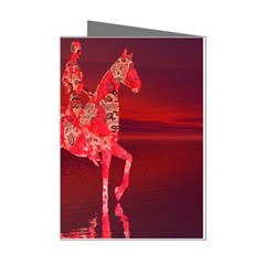 Riding At Dusk Mini Greeting Card (8 Pack) by icarusismartdesigns