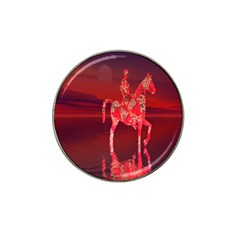 Riding At Dusk Golf Ball Marker 4 Pack (for Hat Clip) by icarusismartdesigns